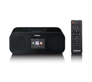 Lenco DIR-121BK Radio FM DAB+ Internetowe Bluetooth Czarny - Kup na Raty - RRSO 0%