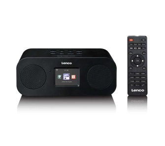 Radioodbiornik Lenco DIR-121BK Radio FM DAB+ Internetowe Bluetooth Czarny