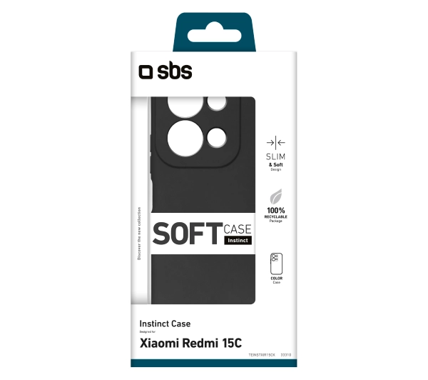 SBS Instinct do Xiaomi Redmi 15c Czarny