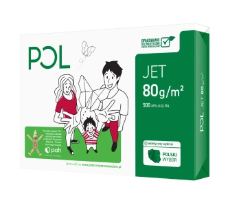 Papier do drukarek POL JET A4 80 g/m² 500 Arkuszy