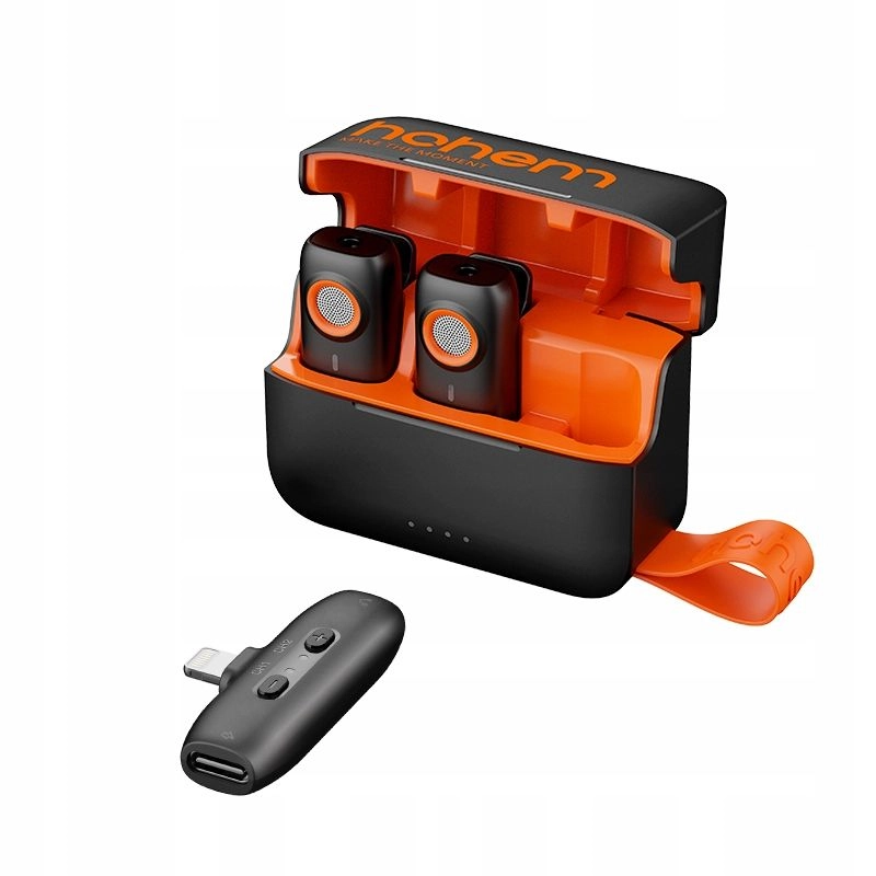 Zestaw bezprzewodowy Hohem MIC-01 2 TX + 1 RX Lightning