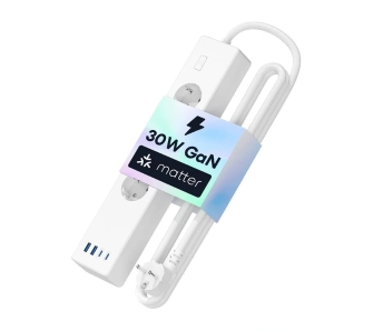 Przedłużacz Meross MSP844 4 gniazdka 2x USB-A 2x USB-C