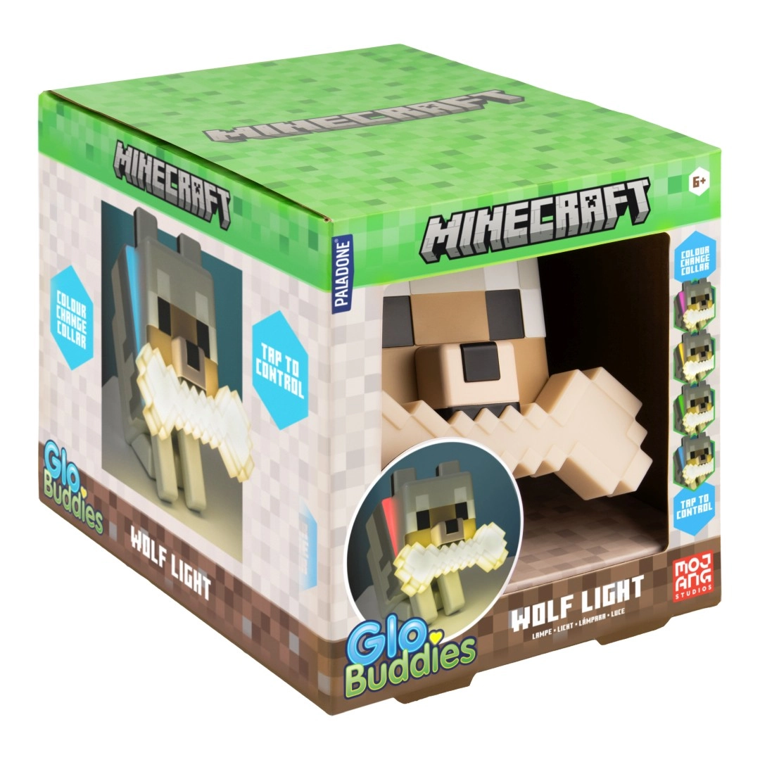 Lampka Paladone GloBuddies Light Minecraft Wilk
