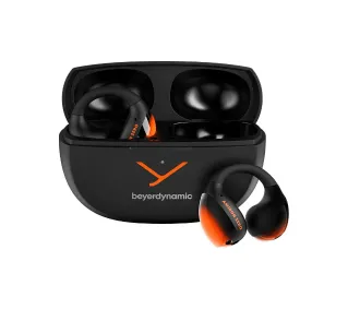 Beyerdynamic Amiron Zero Sport Konstrukcja klipsa Przewodnictwo powietrzne Bluetooth 5.4 Czarno-pomarańczowy - Kup na Raty - RRSO 0%
