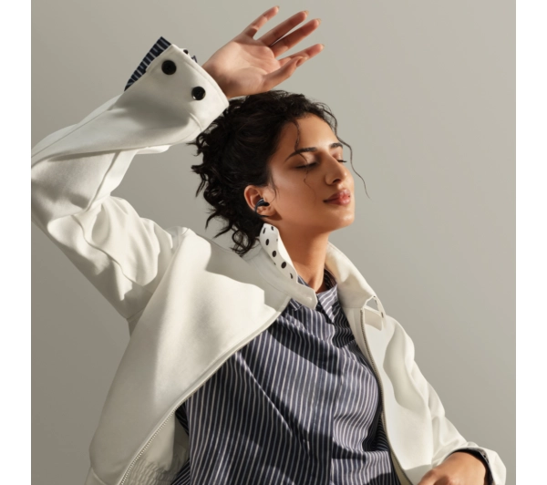 realme Buds Clip Konstrukcja klipsa Przewodnictwo powietrzne Bluetooth 5.4 Funkcje AI Czarny - Kup na Raty - RRSO 0%