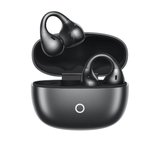 realme Buds Clip Konstrukcja klipsa Przewodnictwo powietrzne Bluetooth 5.4 Funkcje AI Czarny - Kup na Raty - RRSO 0%