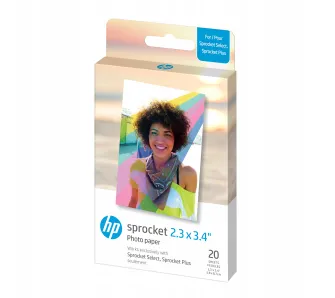 Wkład do aparatu HP Premium ZINK Paper 2.3x3.4" 20szt Biały