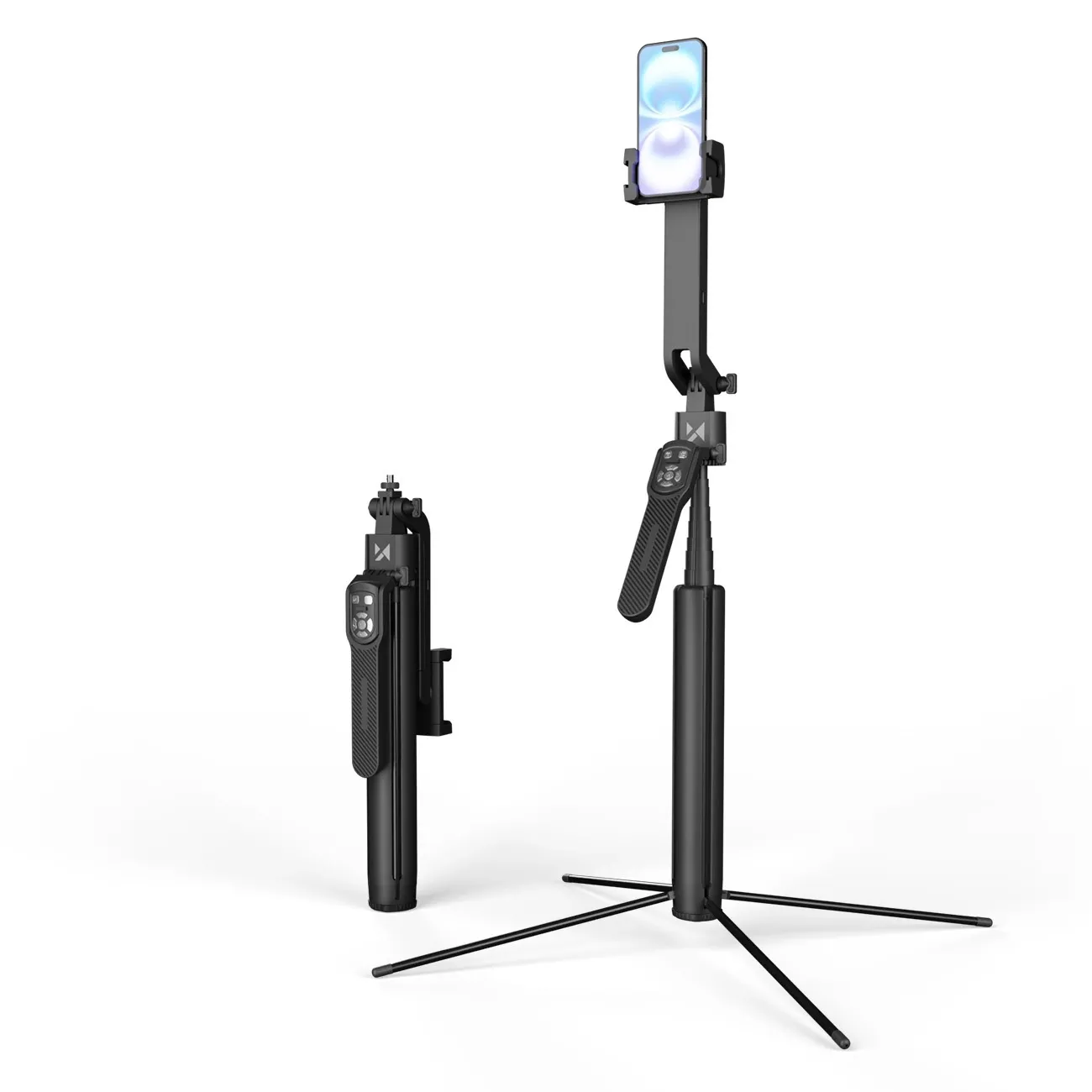 Selfie stick Wozinsky WST-360YS inteligentny statyw ze śledzeniem twarzy Czarny