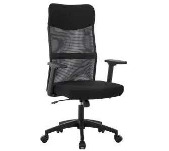 Fotel Cobra Office One HF302BK Biurowy do 150kg Tkanina Czarny