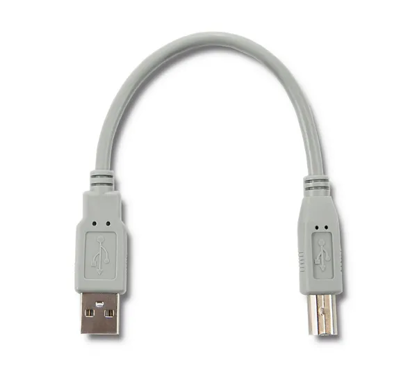 Qoltec 50393 USB 2.0 A - USB 2.0 B 0,19m Szary