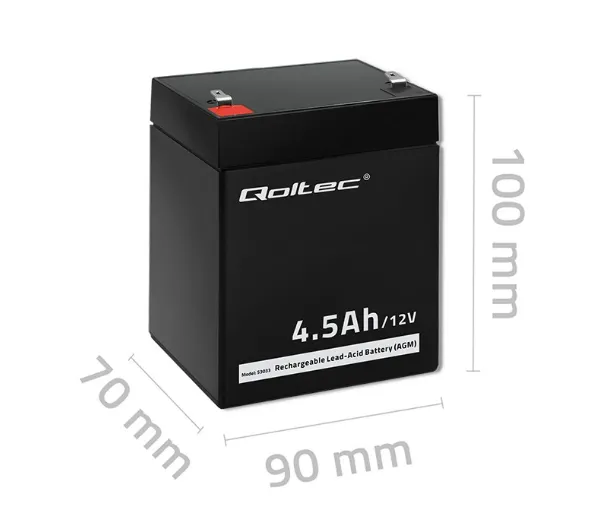 Qoltec 53033 AGM 12V 4.5Ah