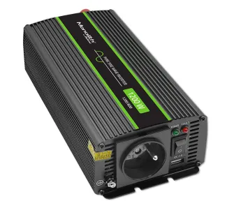 Przetwornica Qoltec Monolith 24/230V 600/1200W Czarny