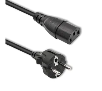 Kabel zasilający Qoltec 50365 1,8m Czarny