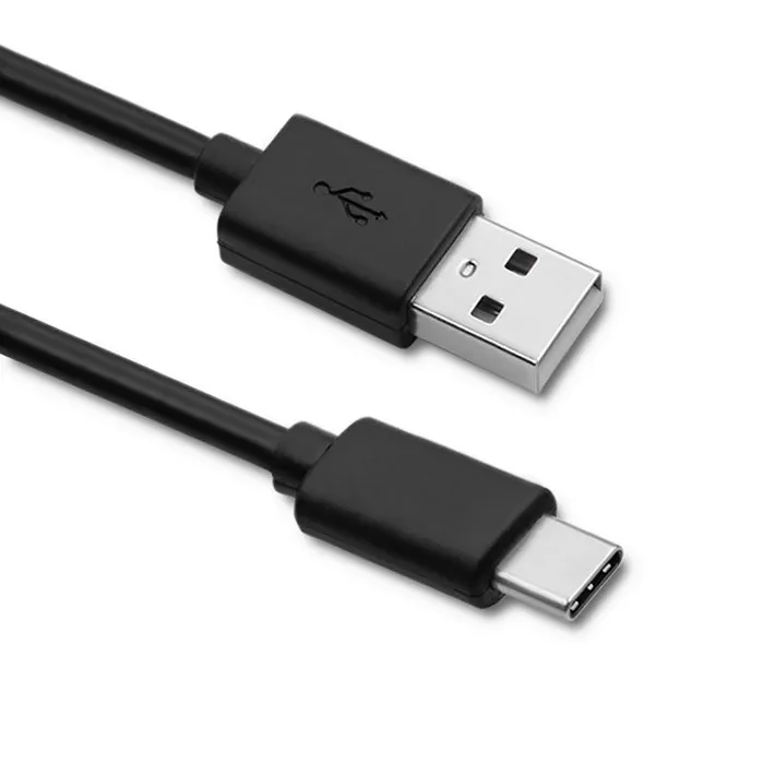 Kabel Qoltec 50488 USB-A do USB-C 1,2m Czarny