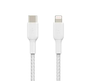 Belkin BoostCharge USB-C do Lightning 2m Biały
