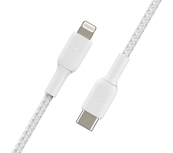 Belkin BoostCharge USB-C do Lightning 2m Biały