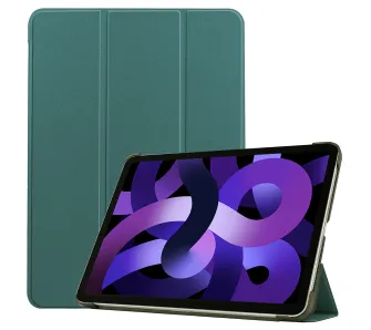 Etui na tablet Bizon Case Tab Croc z klapką do iPad Air 11" / 10.9" 2025/2024/2022/2020 Ciemnozielony