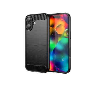 Etui Winner WG Carbon do iPhone 17 Czarny