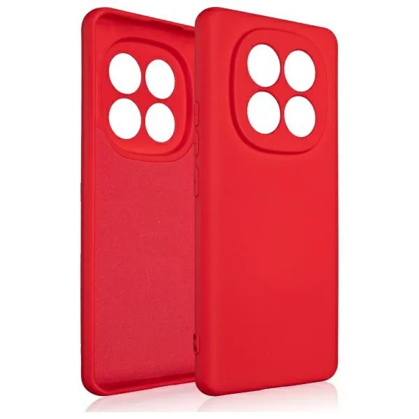 Etui Beline Silicone do Xiaomi Redmi Note 14 5G Czerwony