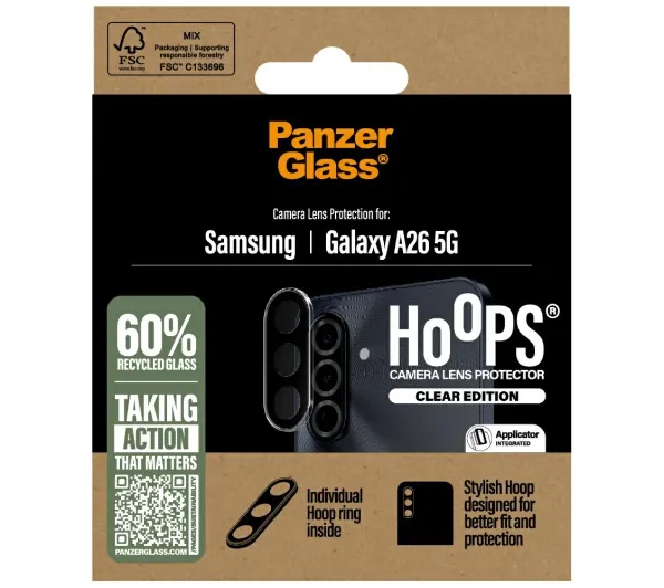 PanzerGlass Hoops Lens Protector do Galaxy A26 5G Przezroczysty