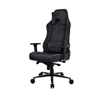 Fotel Arozzi Vernazza Soft Fabric Pure Black Gamingowy do 145kg Tkanina Czarny