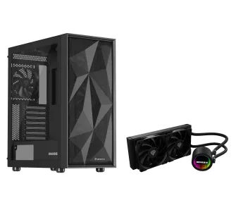 Obudowa Genesis Diaxid 605F Czarny + Hydria 240 Czarny