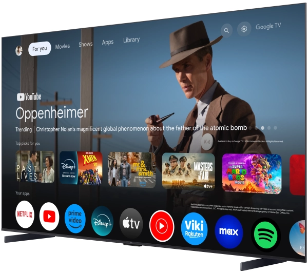 TCL 98C6K 98" QD-Mini LED 4K 144Hz Google TV Dolby Vision IQ Dolby Atmos HDMI 2.1 DVB-T2 + Soundbar TCL Q65H - Kup na Raty - RRSO 0%