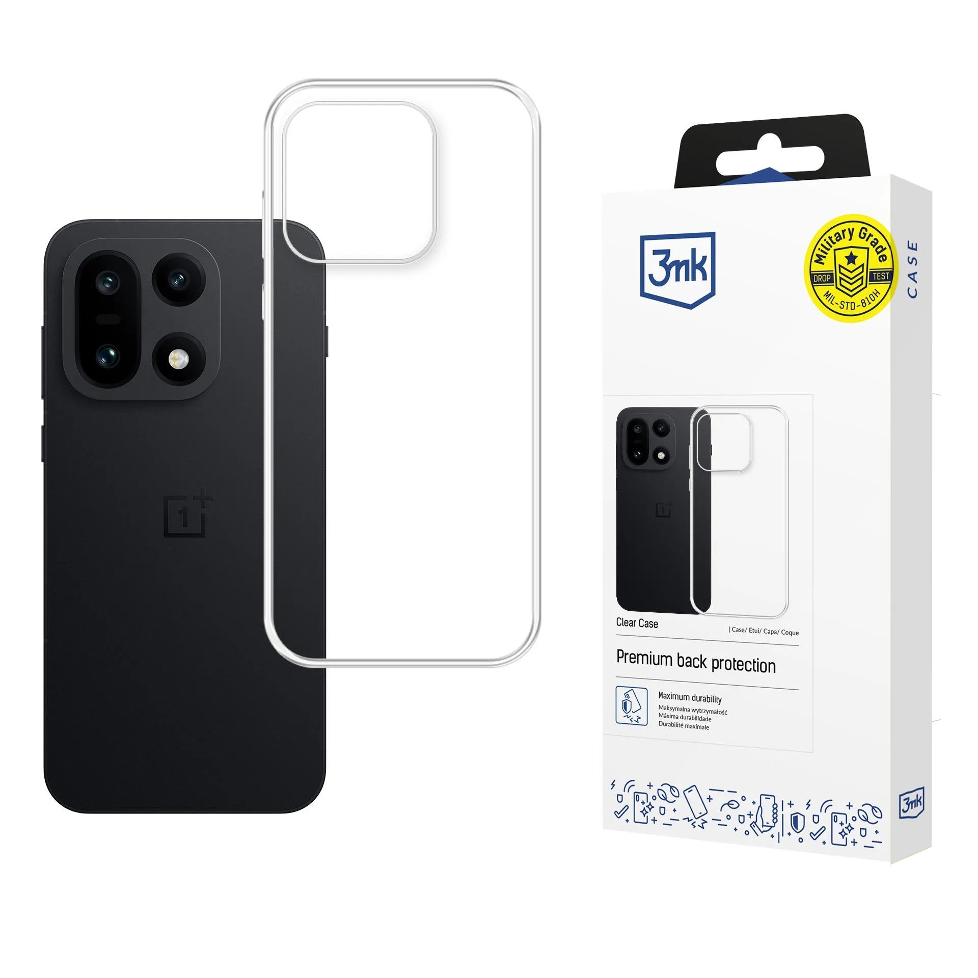 Etui 3mk Clear Case do OnePlus 15 5G Przezroczysty