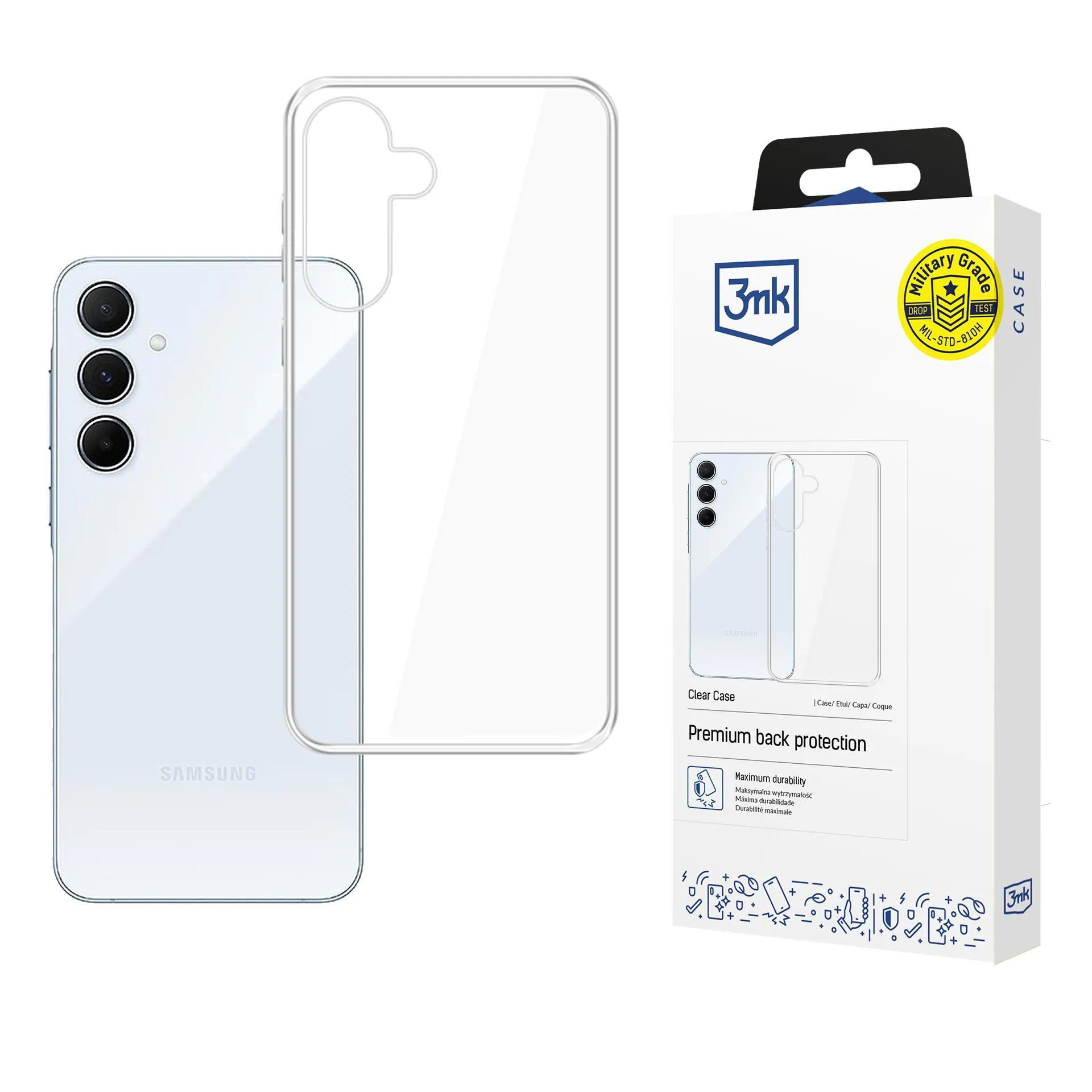 Etui 3mk Clear Case do Samsung Galaxy A57 Przezroczysty