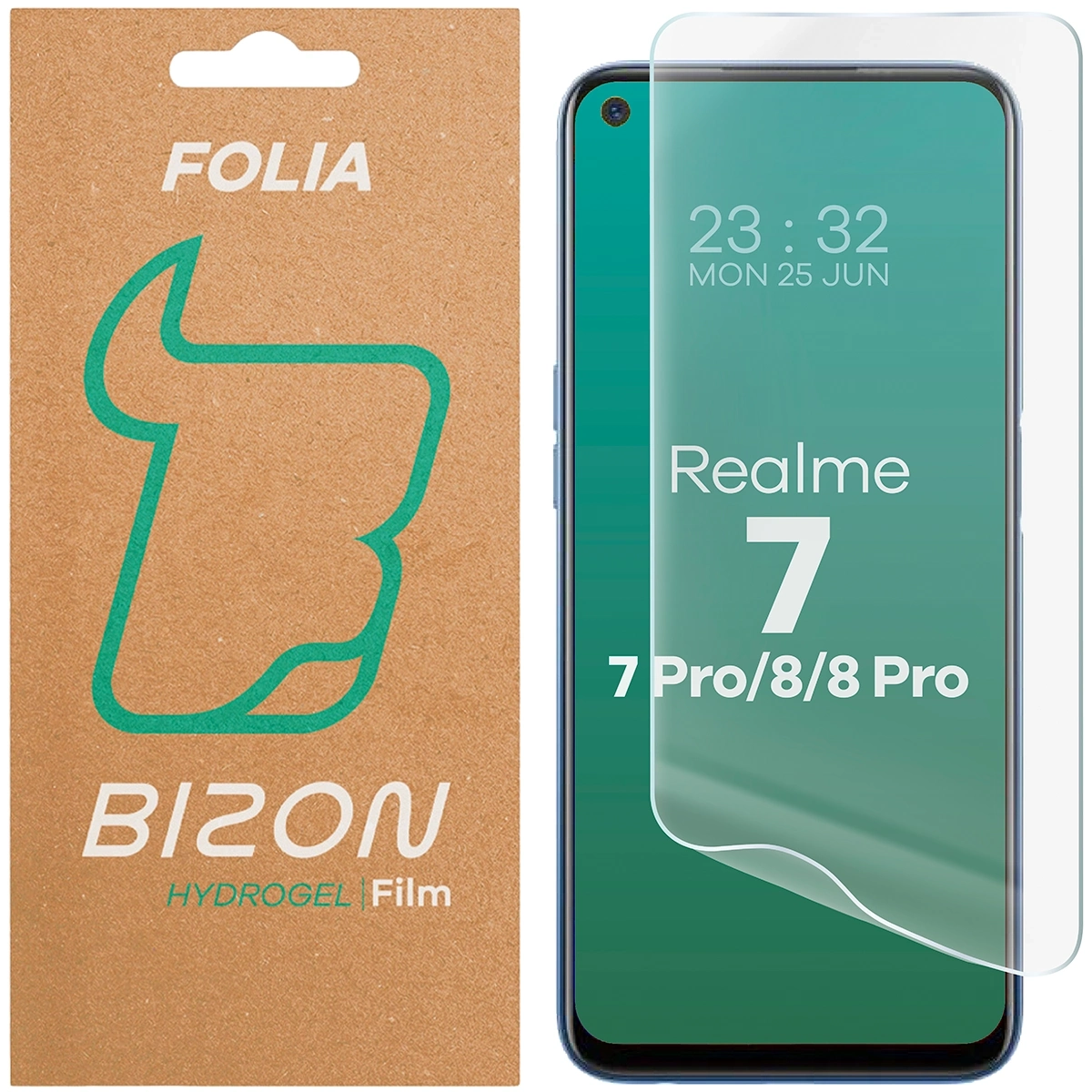 Folia hydrożelowa Bizon na ekran Hydrogel Front do Realme 8 Pro / 8 / 7 / 7 Pro