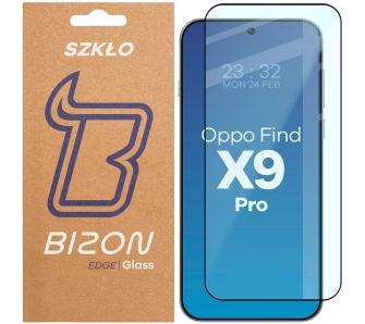 Szkło hartowane Bizon pełne Edge 2 do Oppo Find X9 Pro
