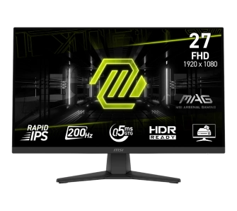 Monitor MSI MAG 272F 27" Full HD Rapid IPS 200Hz 0,5ms Gamingowy