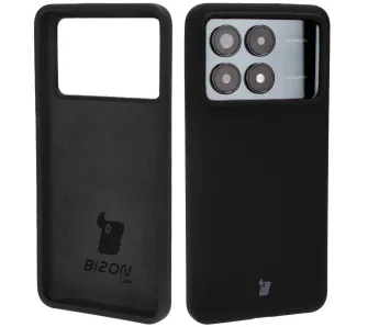 Etui Bizon Soft Case do Xiaomi Poco F6 Pro Czarny