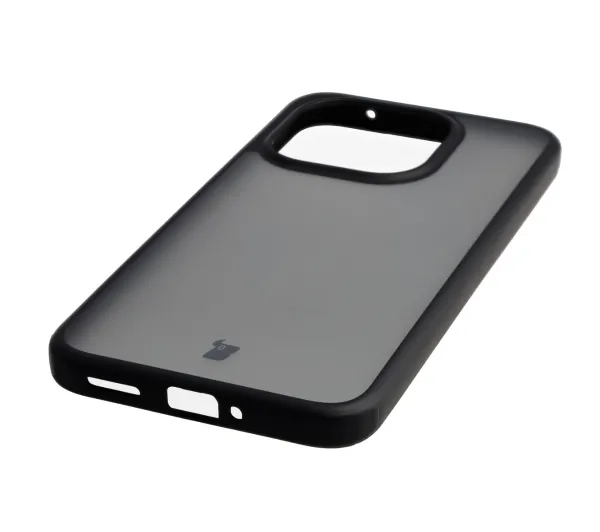 Bizon Angelo do Xiaomi 15T Przydymione z czarną ramką