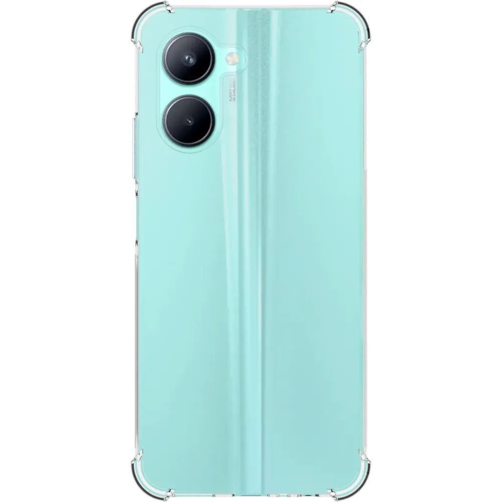 Etui Bizon elastyczne etui + 2x szkło hartowane Clear Pack do Realme C33