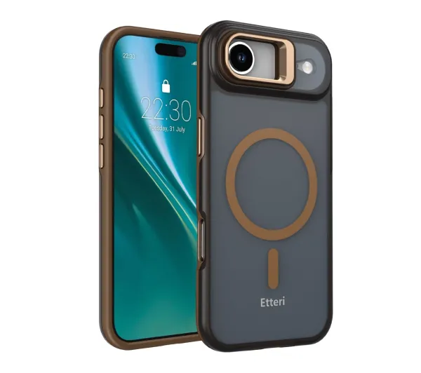 Etui ETTERI Morning Fog MagSafe do Apple iPhone Air Brązowy