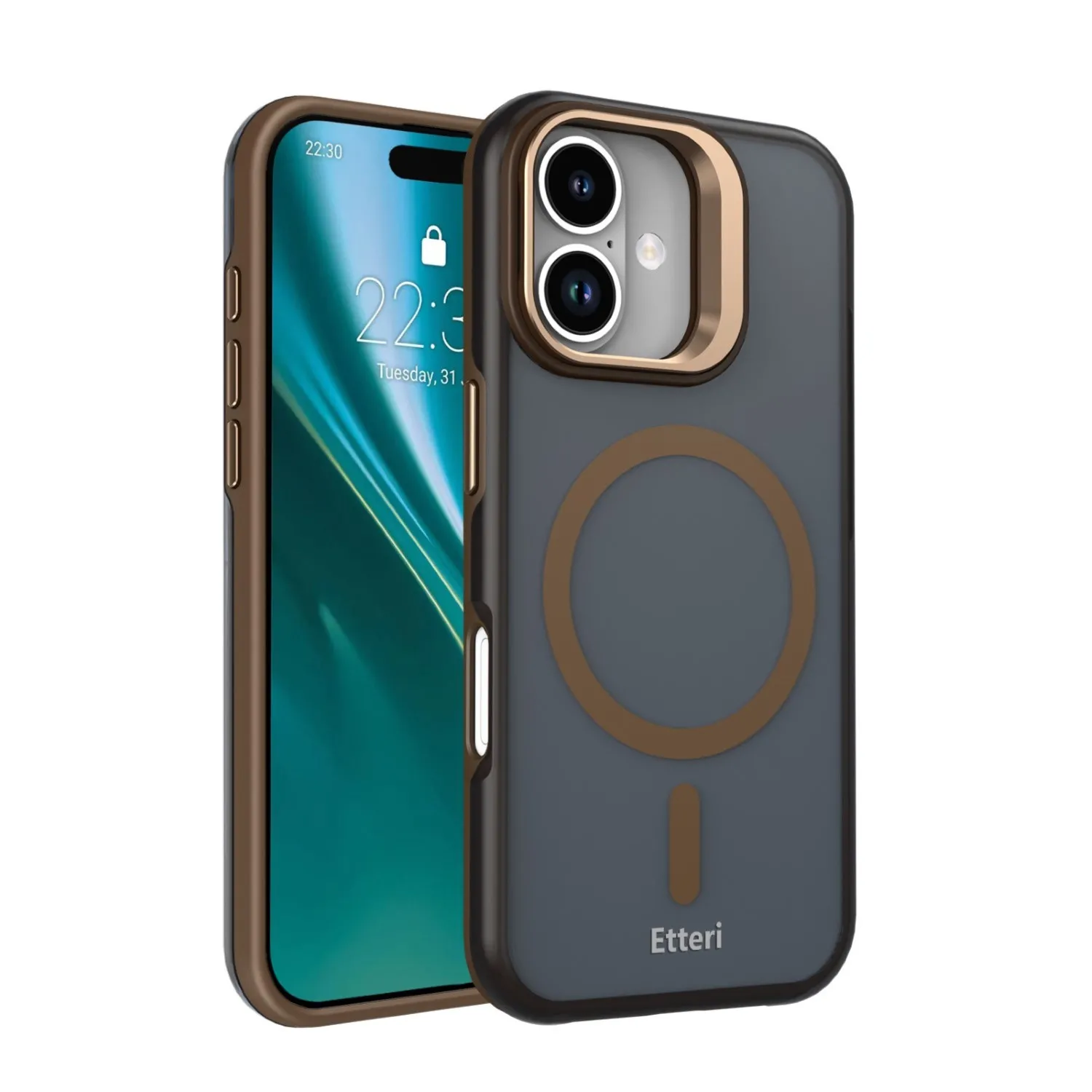 Etui Etteri Morning Fog do iPhone 17 Brązowy