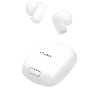 Słuchawki bezprzewodowe USAMS ID25 Series TWS Douszne Bluetooth 5.3 Biały