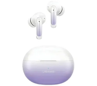 Słuchawki bezprzewodowe USAMS US-XD19 X-DON TWS Doknałowe Bluetooth 5.3 Fioletowy gradient