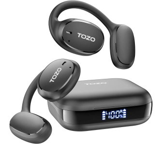 Słuchawki bezprzewodowe Tozo OpenEgo Przewodnictwo powietrzne Bluetooth 5.3 Czarny