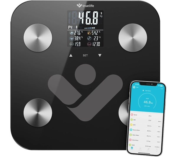 TrueLife FitScale W6 BT 180kg Czarny