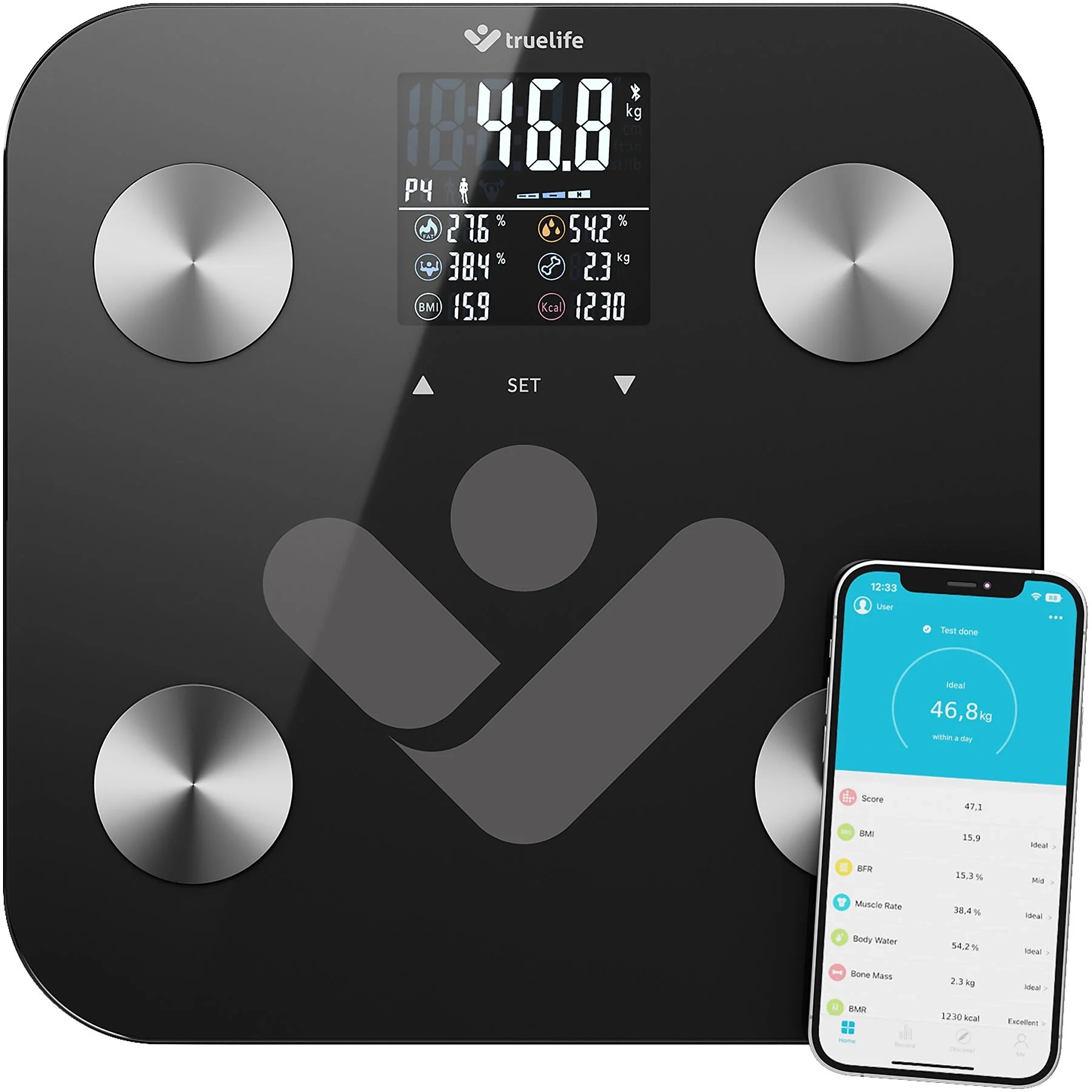 Waga TrueLife FitScale W6 BT 180kg Czarny