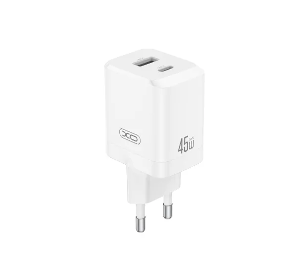 XO CE36 USB-A USB-C 45W Biały