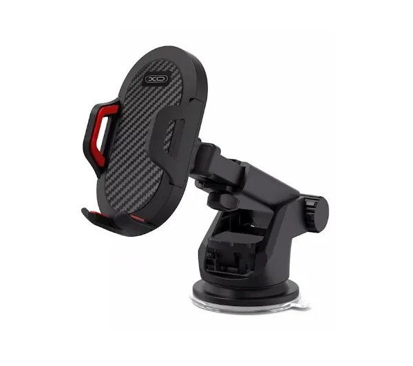 Uchwyt na telefon i smartfon XO C39 Czarny uchwyt samochodowy na deskę rozdzielczą