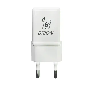 Ładowarka sieciowa Bizon VT-25B GaN3 USB-C USB-A PD QC4.0 25W Biały