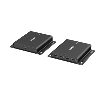 Przedłużacz Unitek U1222ABK01-EU USB-C na 4× USB-A przez Ethernet, zasięg do 150 m 480Mbps Czarny
