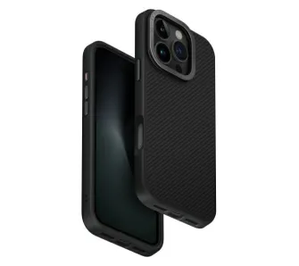 Etui UNIQ Keva Max Magclick Charging do iPhone 16 Pro 6.3" Czarny