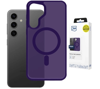Etui 3mk Hardy MagCase do Galaxy S25 Fioletowy
