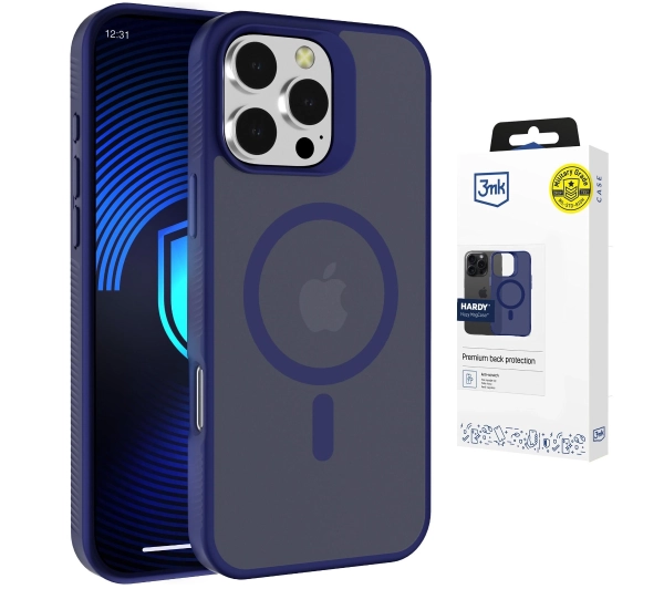 3mk Hardy MagCase do iPhone 16 Pro Max Niebieski