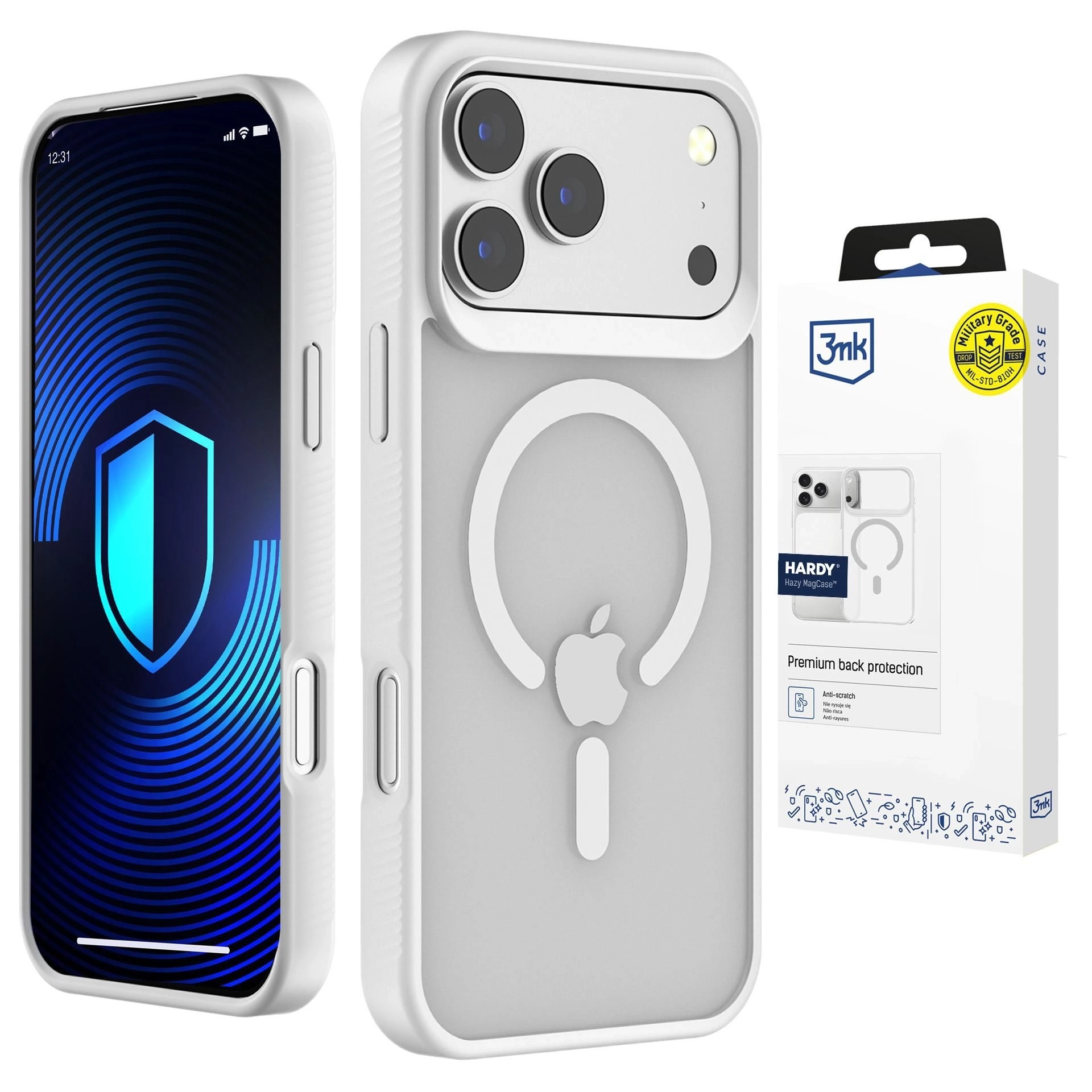 Etui 3mk Hardy MagCase do iPhone 17 Pro Biały